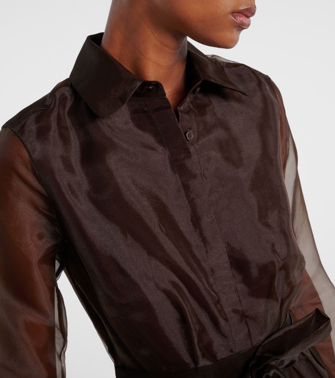 Montgomery organza shirt dress | Simkhai