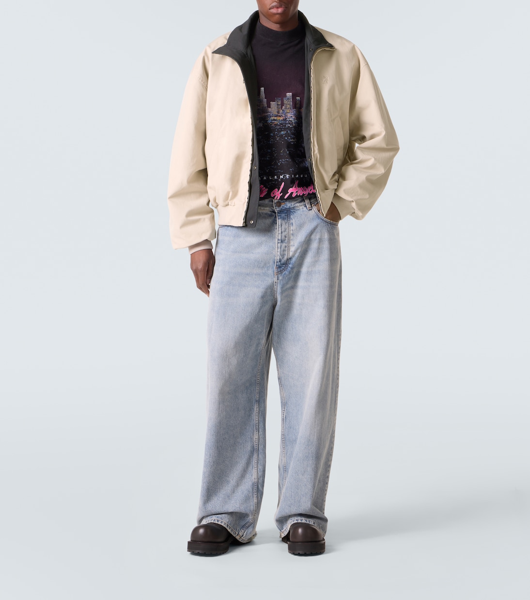 Reversible cotton-blend blouson jacket | Balenciaga