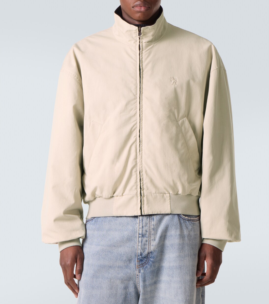 Reversible cotton-blend blouson jacket | Balenciaga