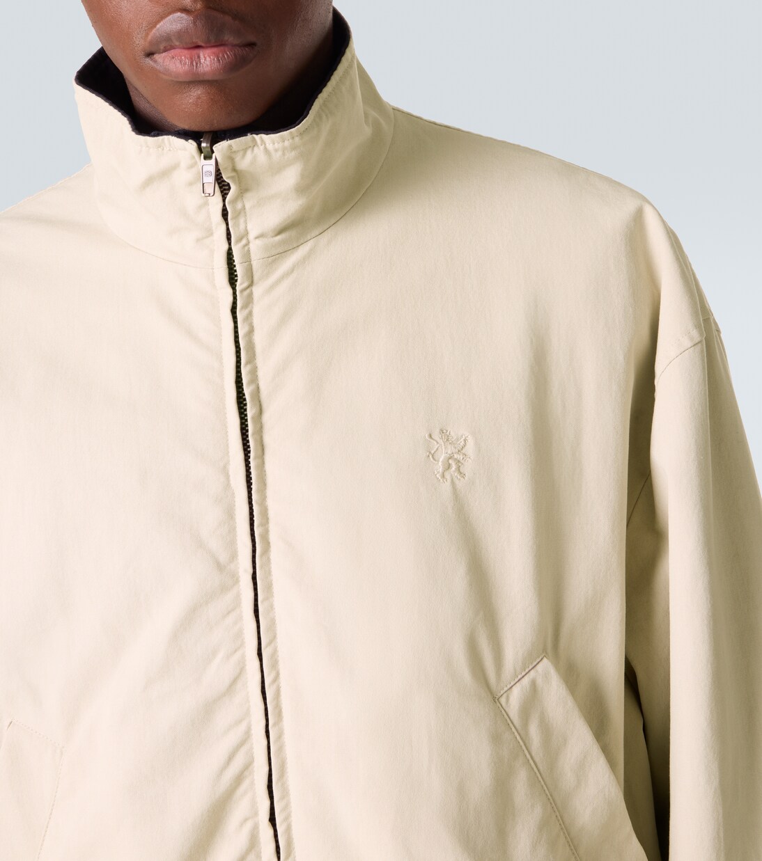 Reversible cotton-blend blouson jacket | Balenciaga