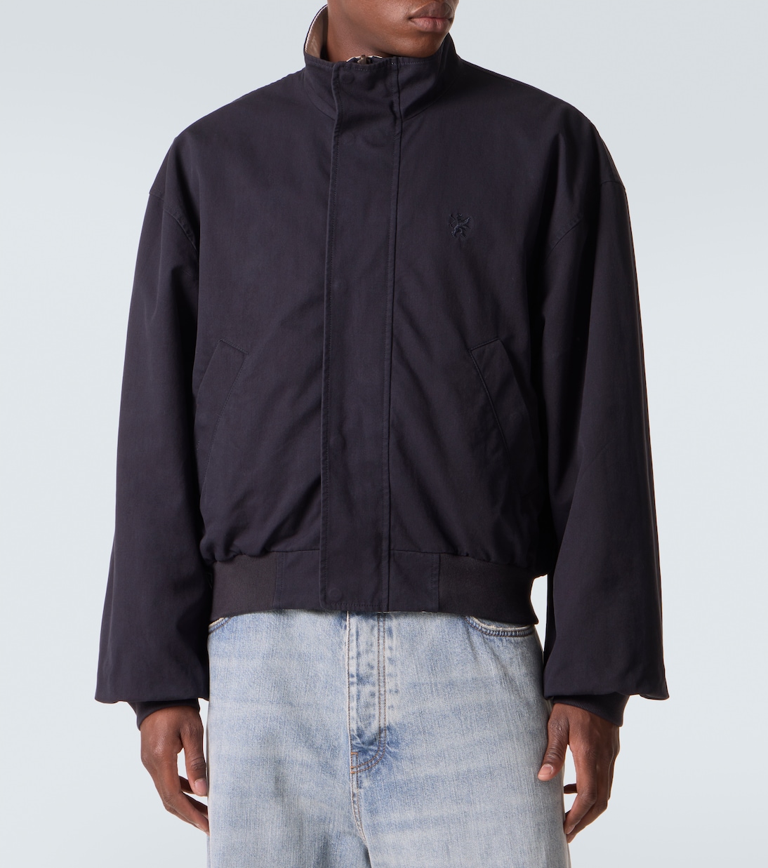 Reversible cotton-blend blouson jacket | Balenciaga