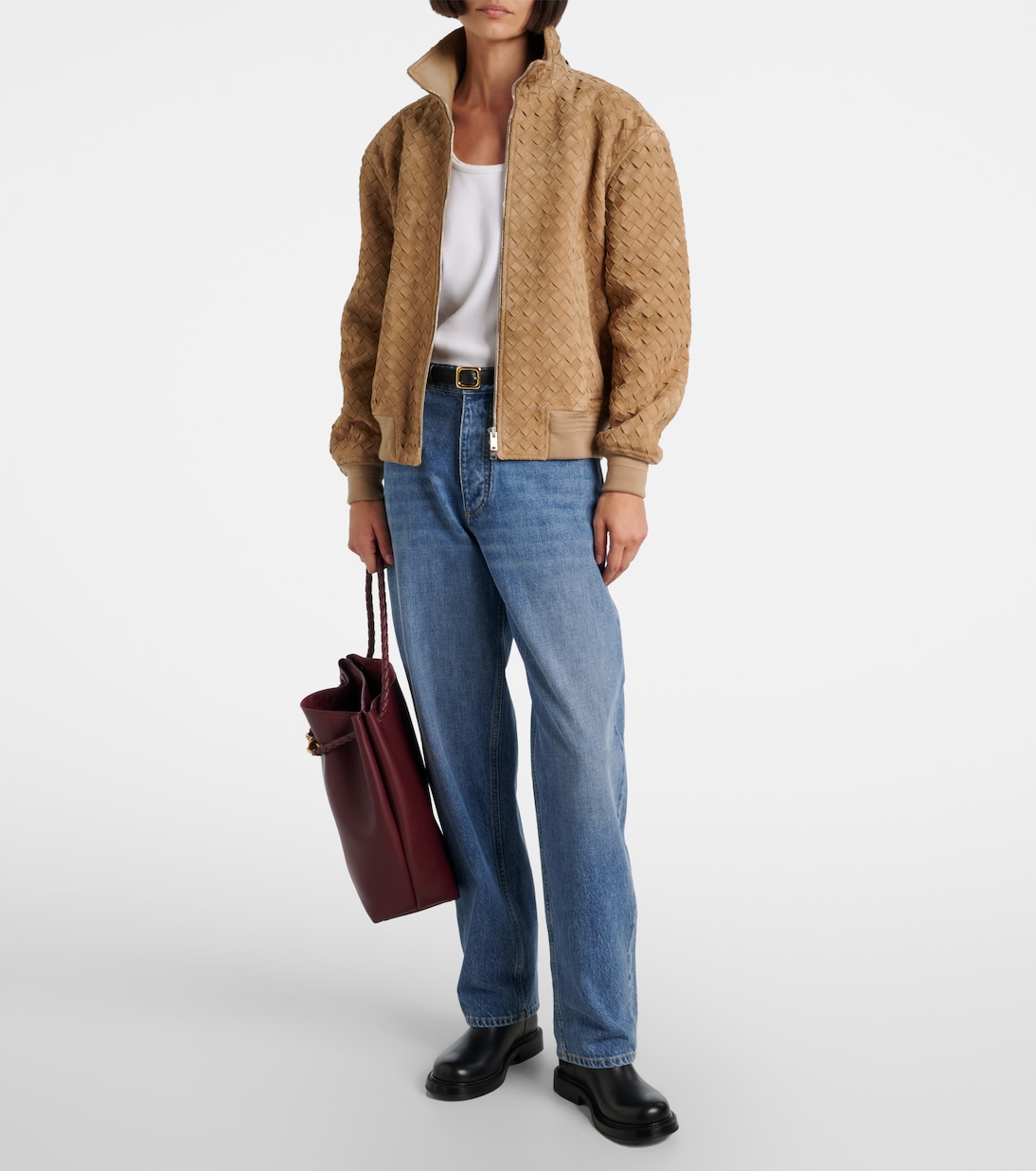 Intrecciato suede jacket | Bottega Veneta