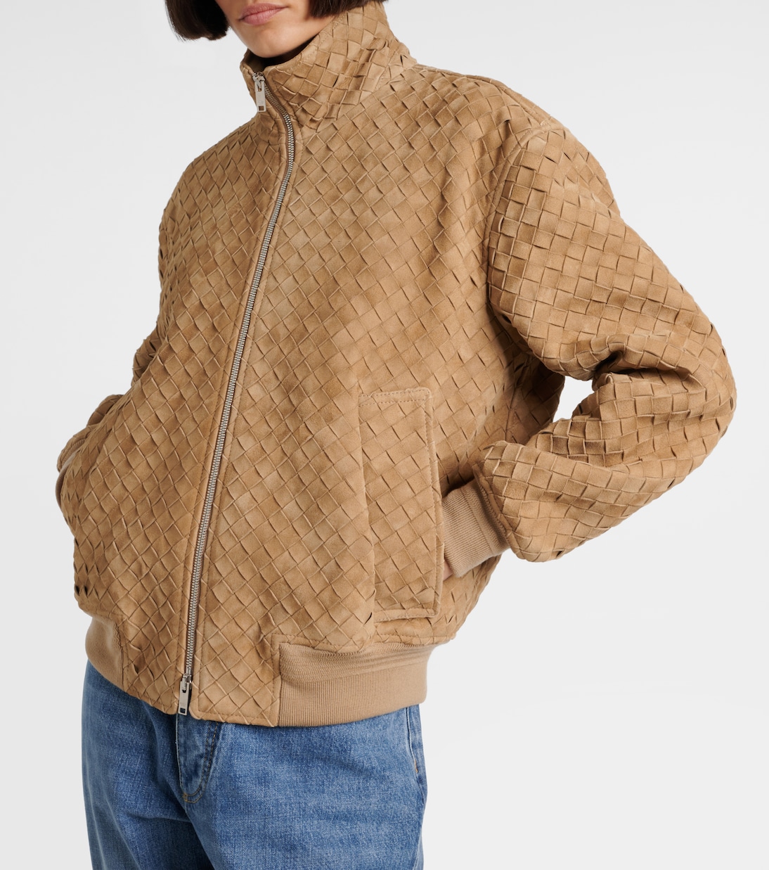 Intrecciato suede jacket | Bottega Veneta