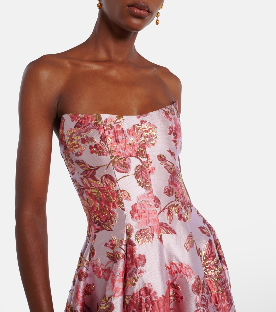 Laila floral brocade gown | Markarian
