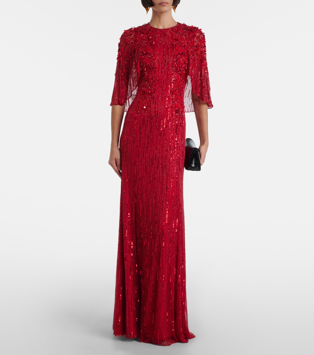 Robe longue Violetta à ornements | Jenny Packham