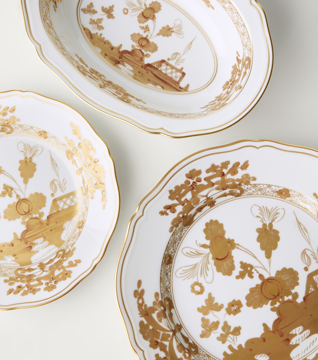 Plato llano Oriente Italiano de porcelana | Ginori 1735