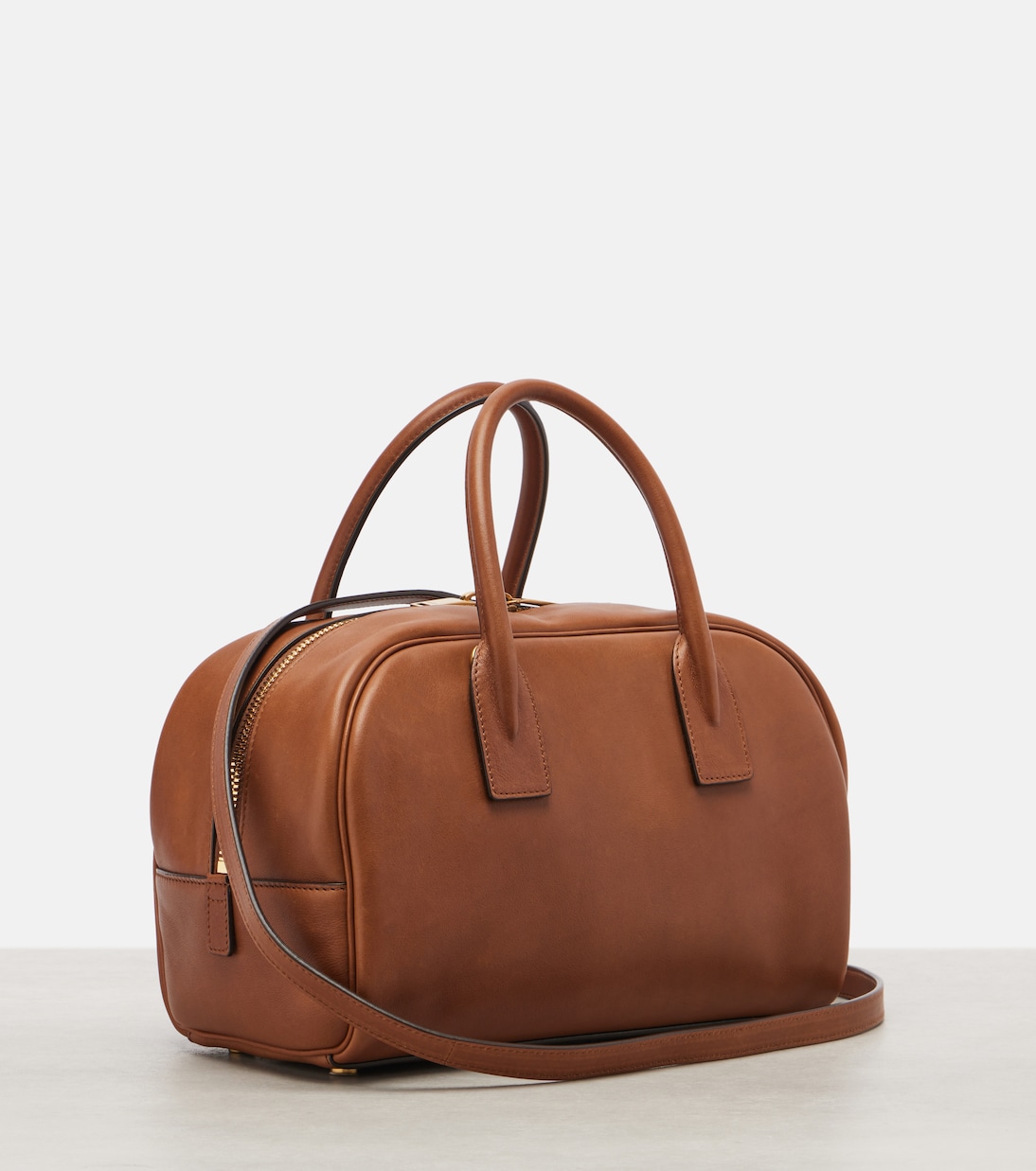 Sac De Jour Boston 스몰 레더 토트 백 | Saint Laurent