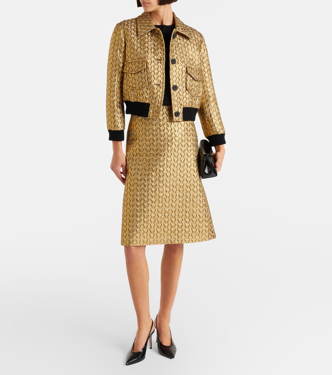 Golden Hour 크롭 블루종 재킷 | Dorothee Schumacher