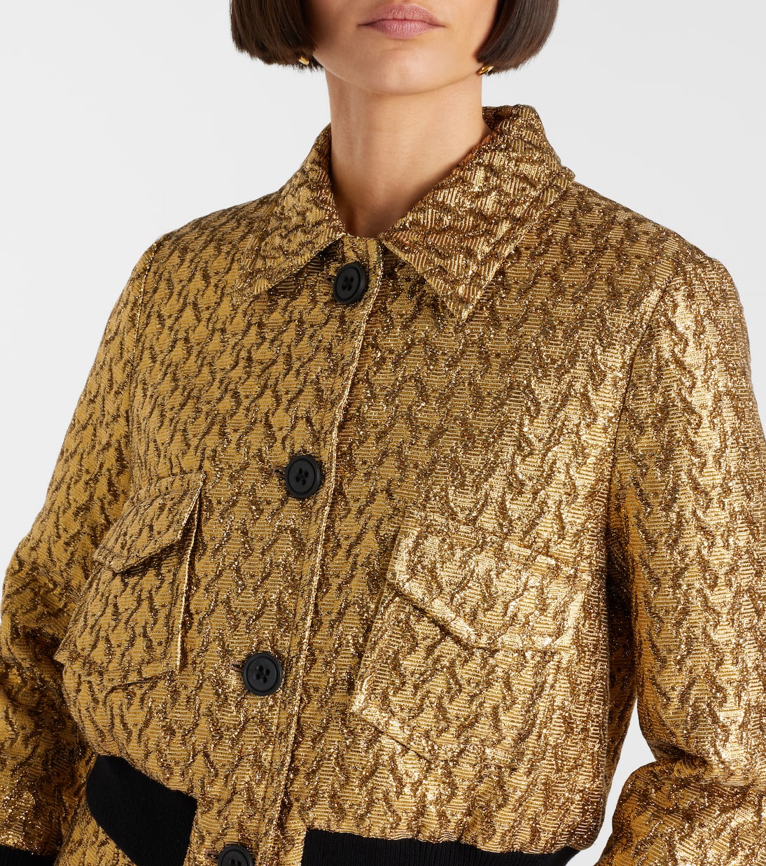 Golden Hour 크롭 블루종 재킷 | Dorothee Schumacher