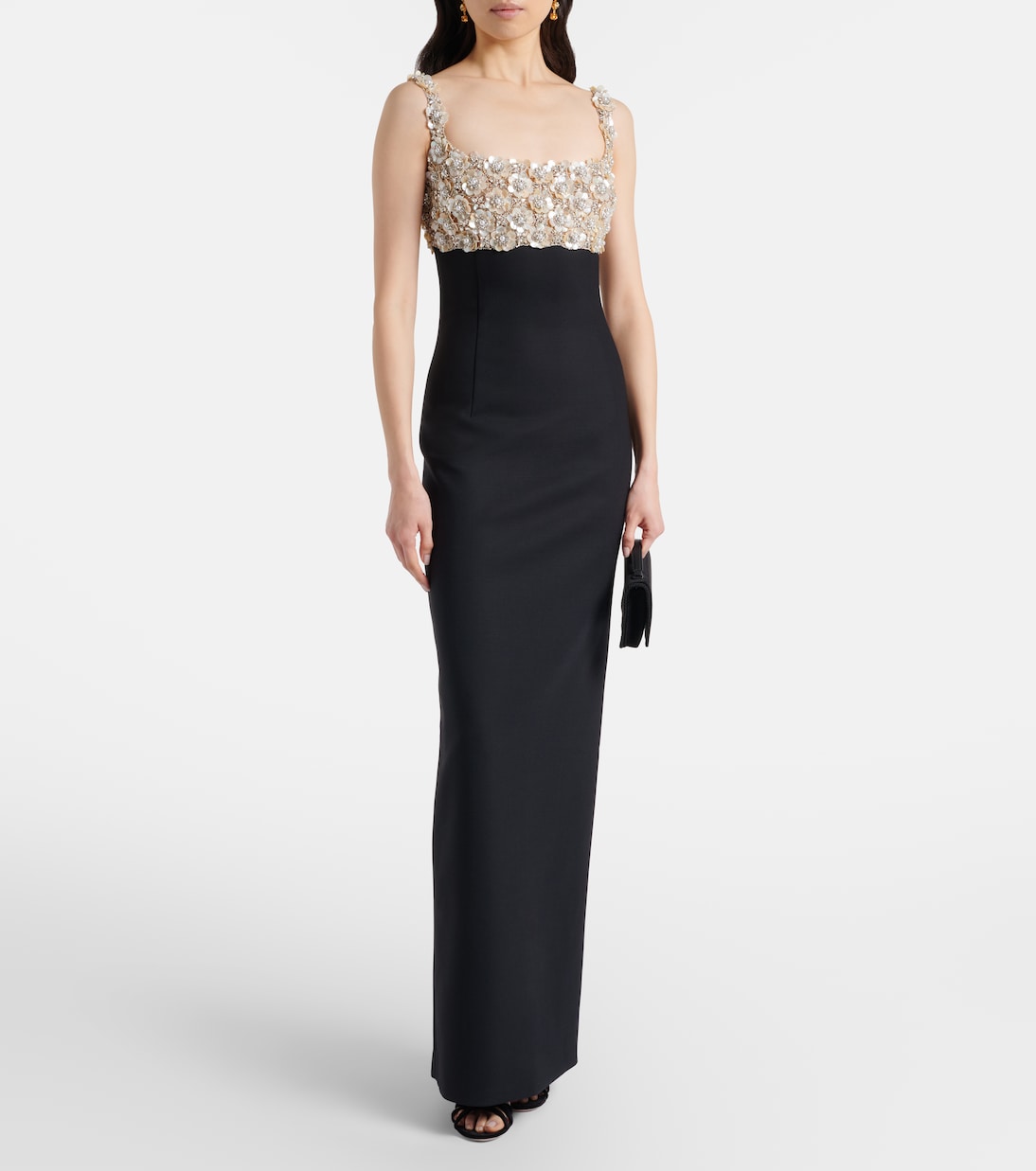 Embroidered bustier gown | Oscar de la Renta