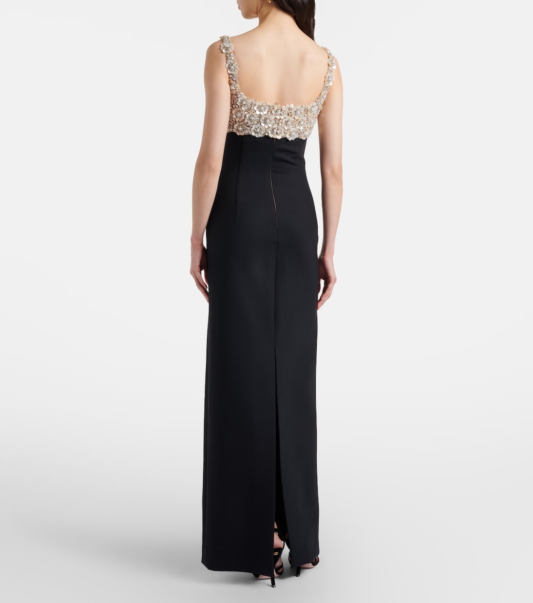 Embroidered bustier gown | Oscar de la Renta
