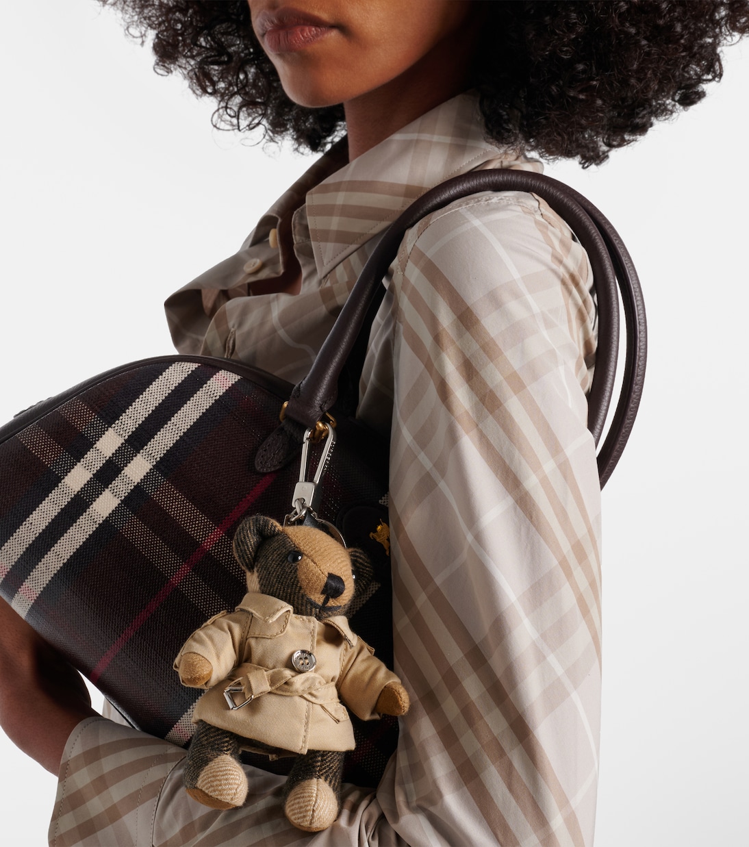 Taschenanhänger Thomas Bear aus Kaschmir | Burberry