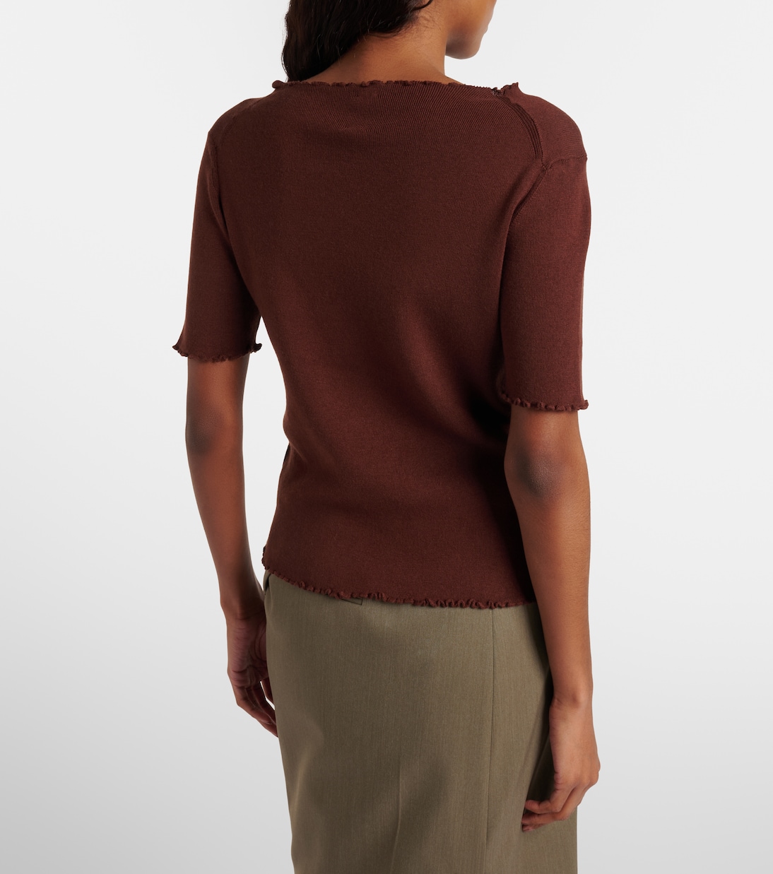 Cotton, silk, and cashmere sweater | Jardin des Orangers