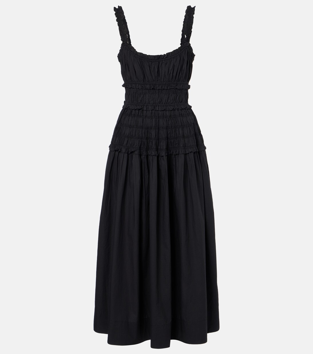 Marianne cotton poplin midi dress | Dôen