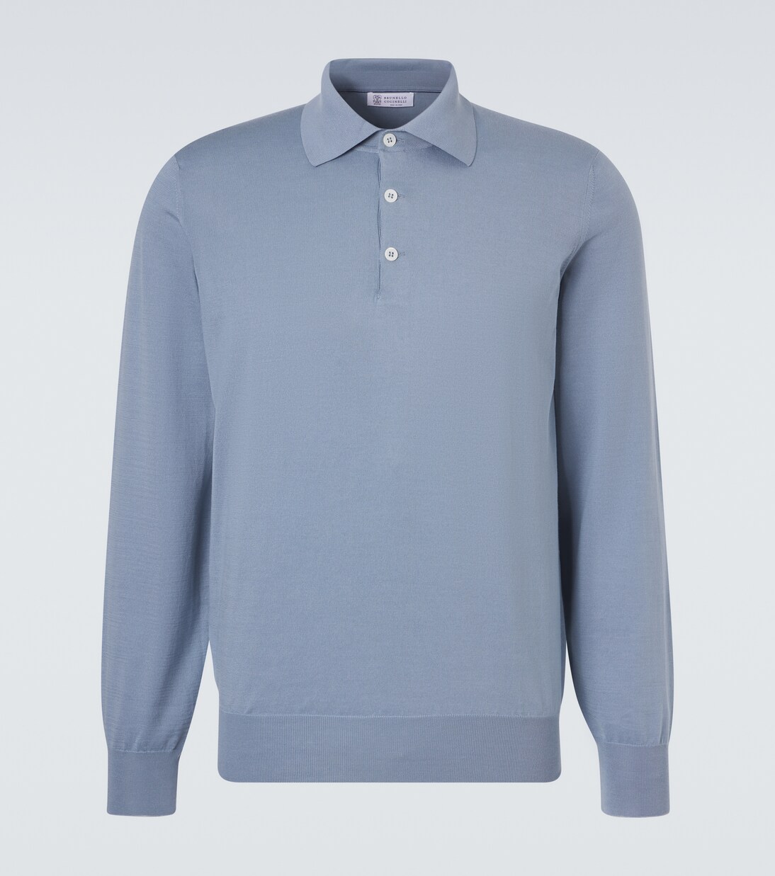 Cotton polo sweater | Brunello Cucinelli