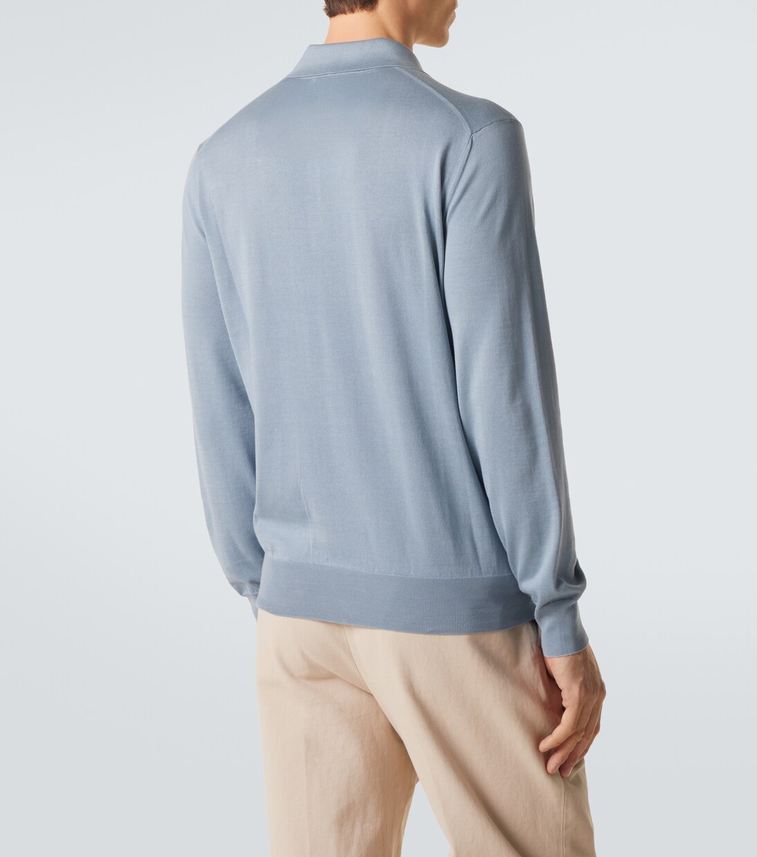Cotton polo sweater | Brunello Cucinelli