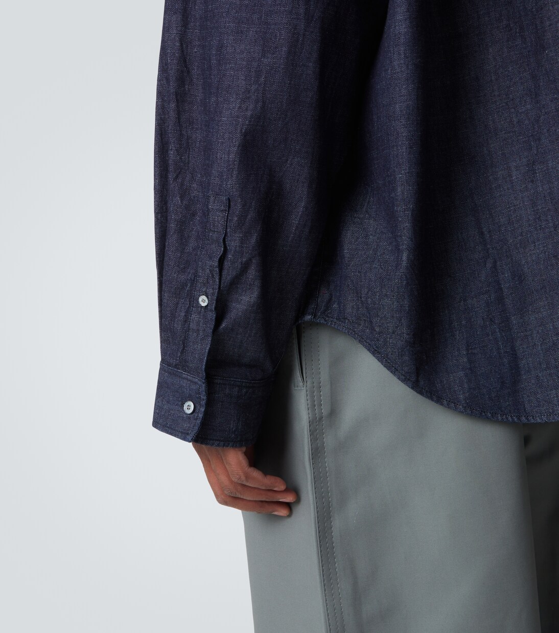 Embroidered denim shirt | Acne Studios