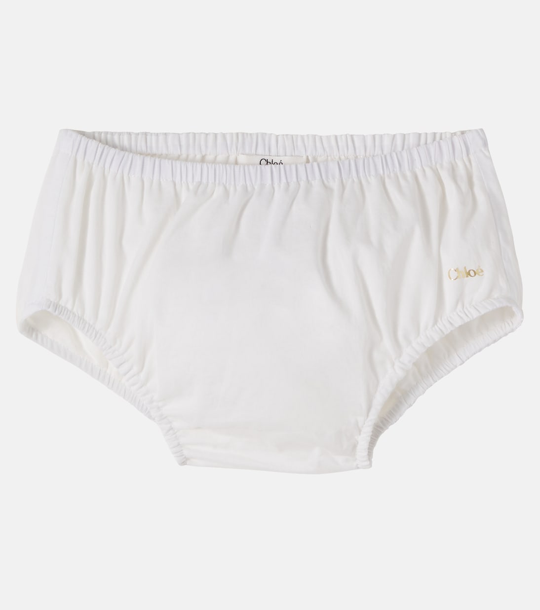 Baby Set aus Kleid, Höschen und Mütze aus Baumwolle | Chloé Kids