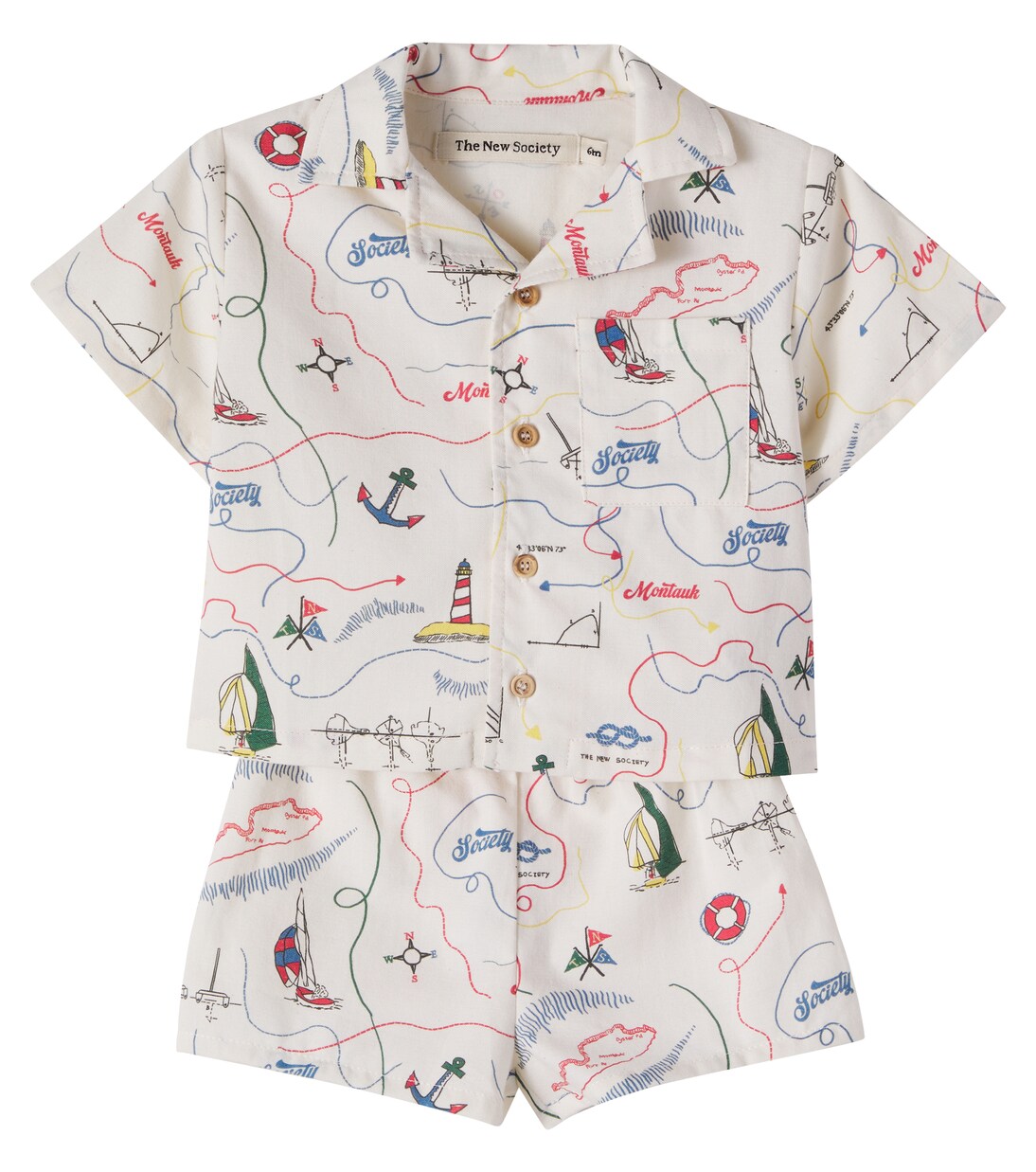 Baby Clove printed shirt and shorts set | The New Society