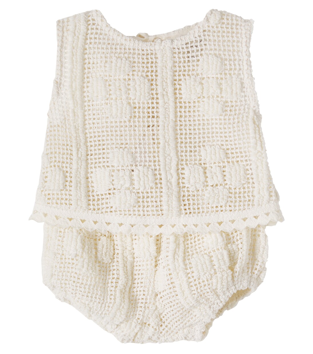 Baby Inez cotton-blend top and bloomers set | Bebe Organic
