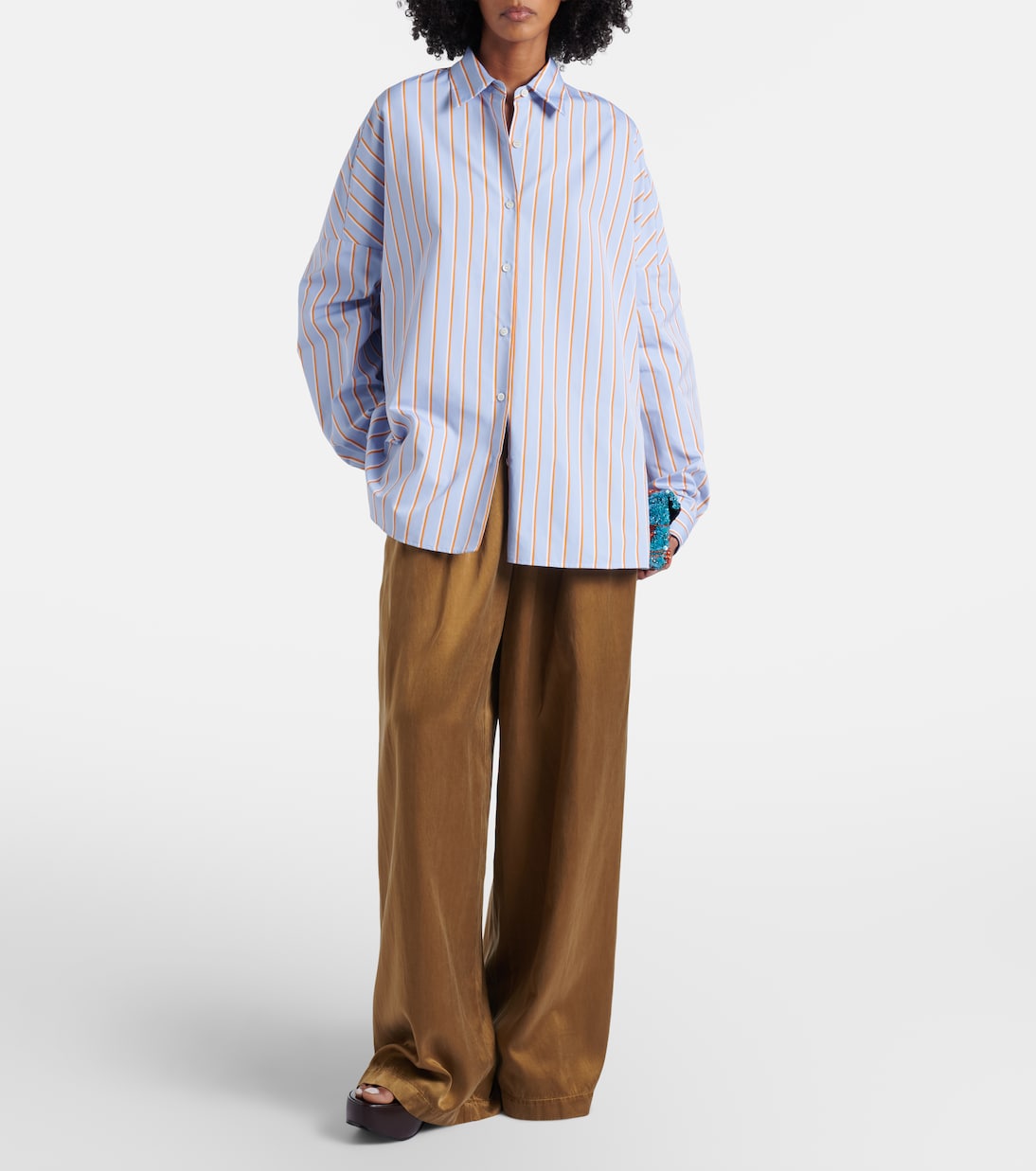 Striped cotton shirt | Dries Van Noten