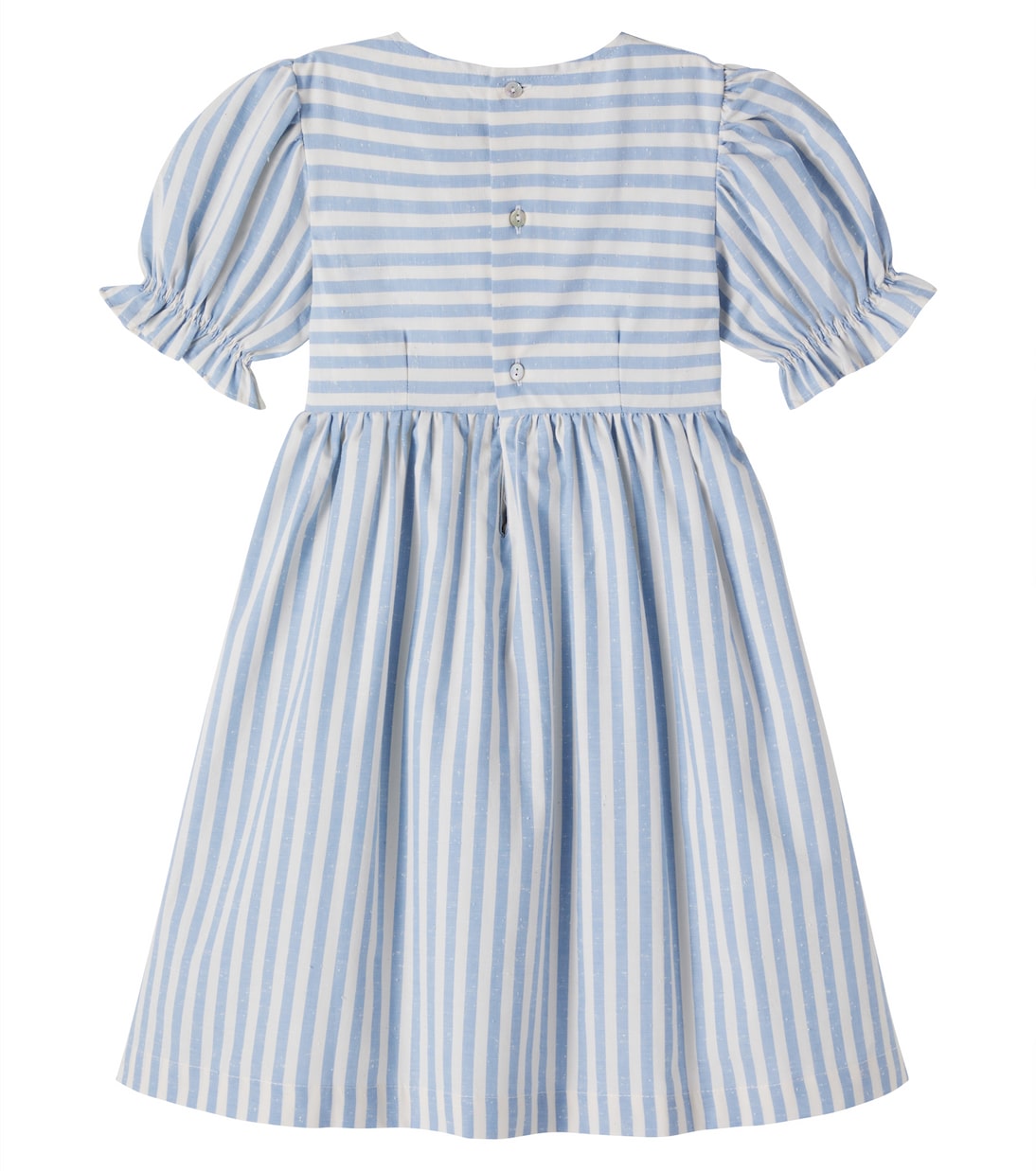Luciana bow-detail striped dress | La Coqueta