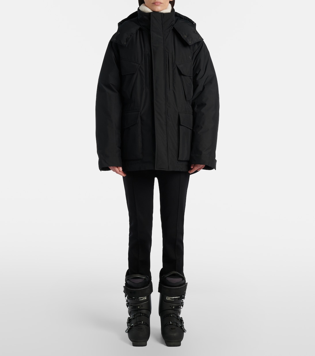 Technical canvas down ski jacket | Saint Laurent