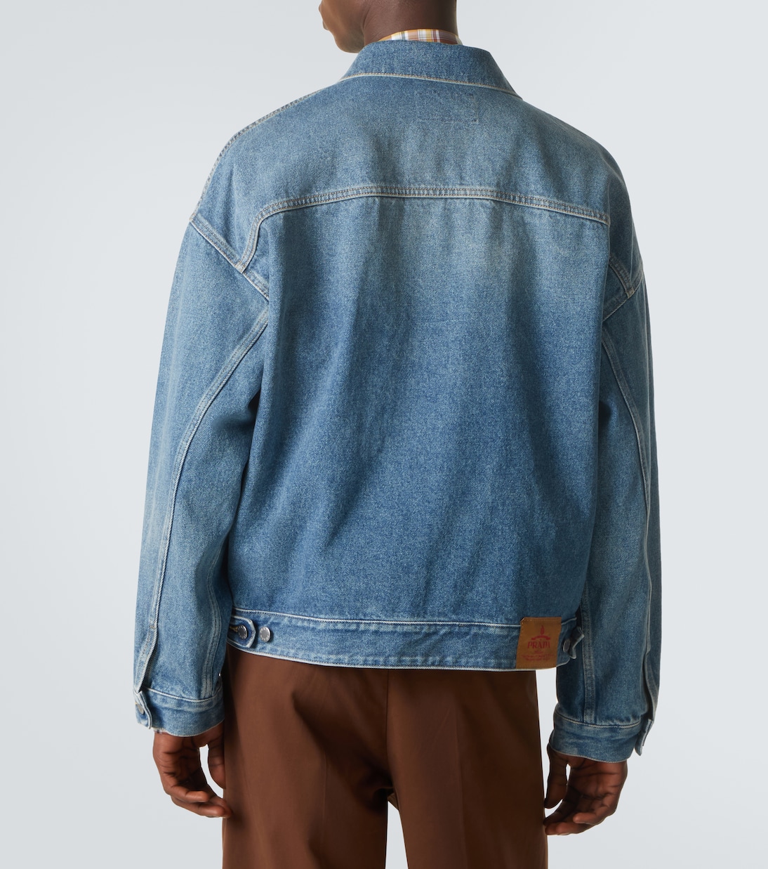 Denim blouson jacket | Prada