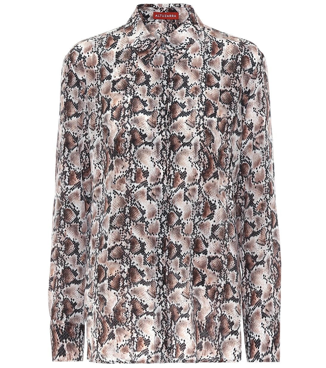 Chika snake-print silk blouse | Altuzarra