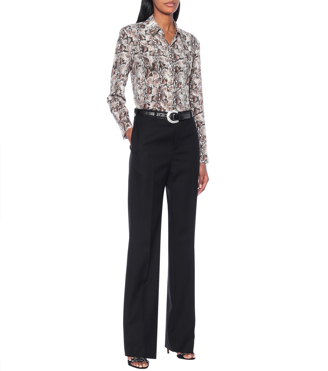 Chika snake-print silk blouse | Altuzarra