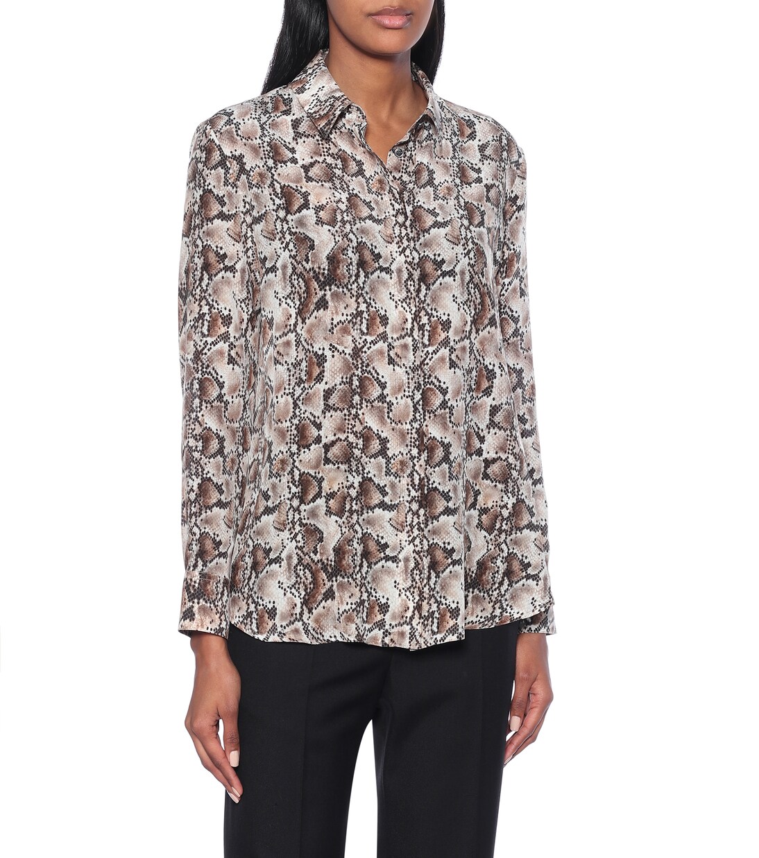 Chika snake-print silk blouse | Altuzarra