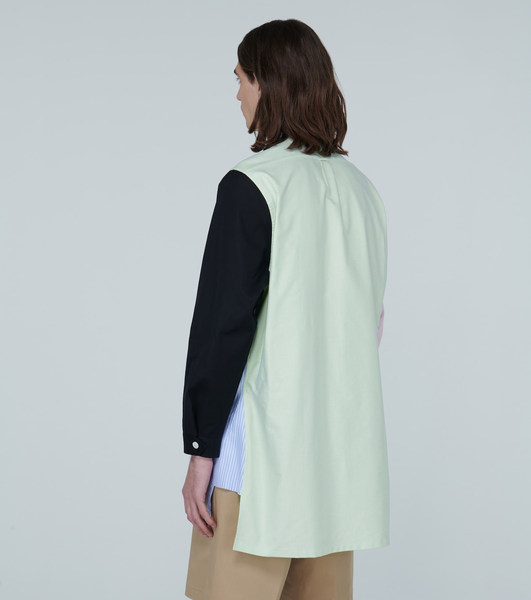 Camicia a righe con applicazione | Prada