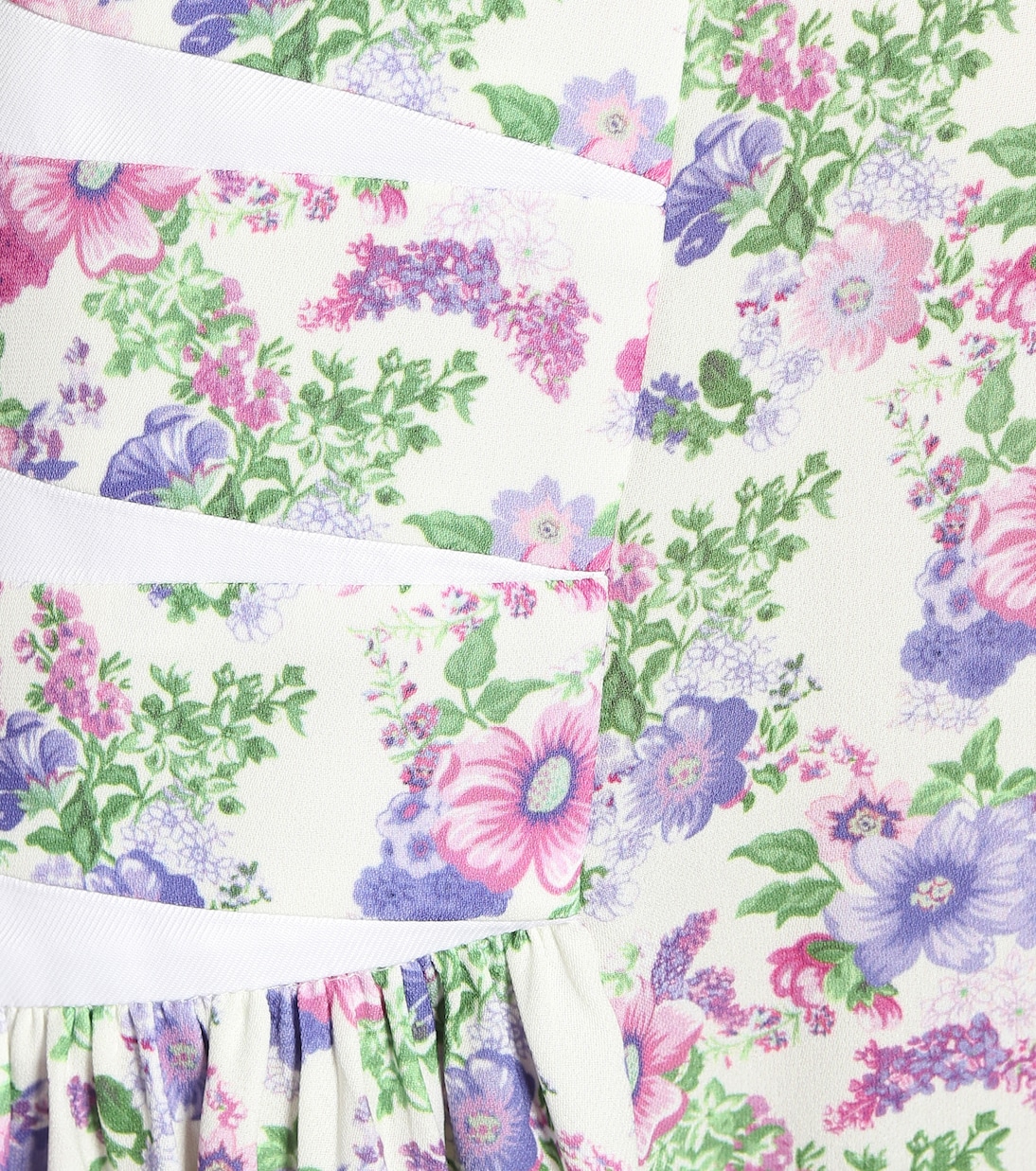 Abito midi a stampa floreale | Rabanne