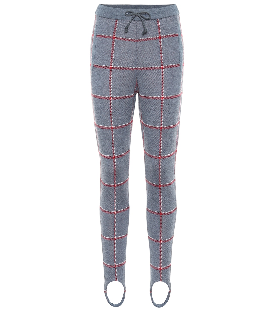 Pantaloni a quadri in lana con staffe | Undercover