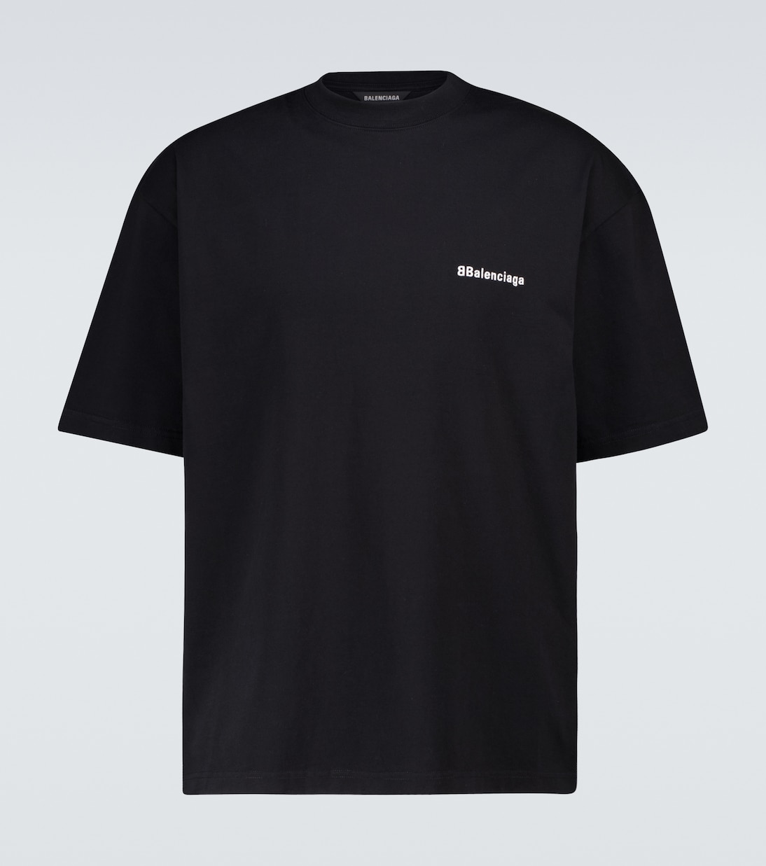 Balenciaga plain black t shirt price deals