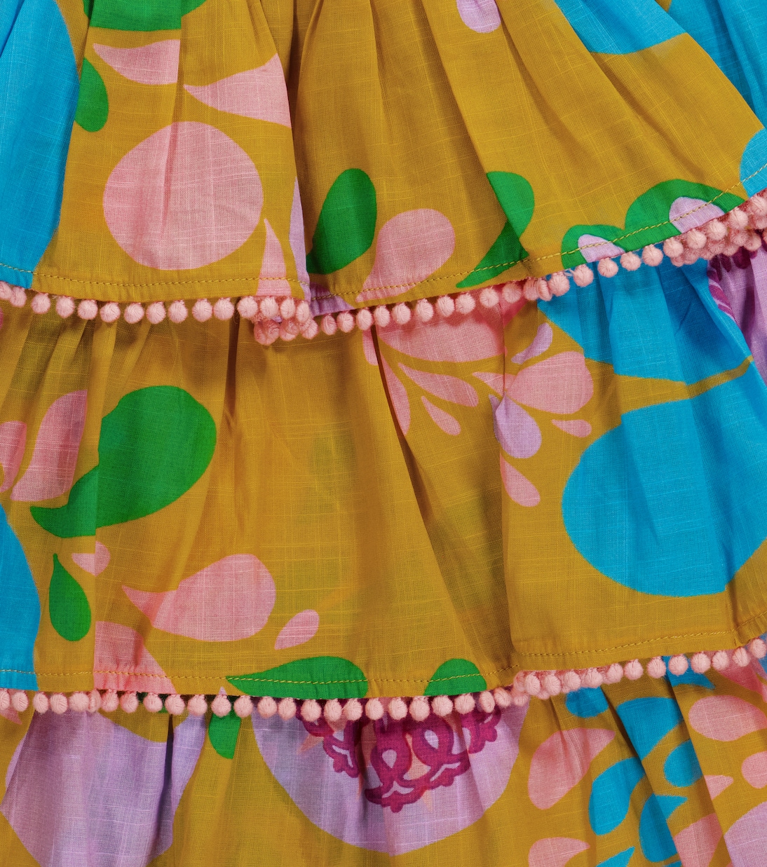 Gonna Teddy in cotone con stampa | Zimmermann Kids
