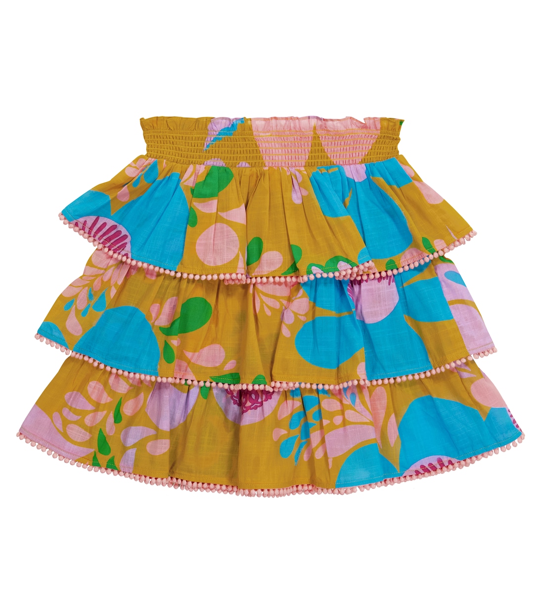 Gonna Teddy in cotone con stampa | Zimmermann Kids