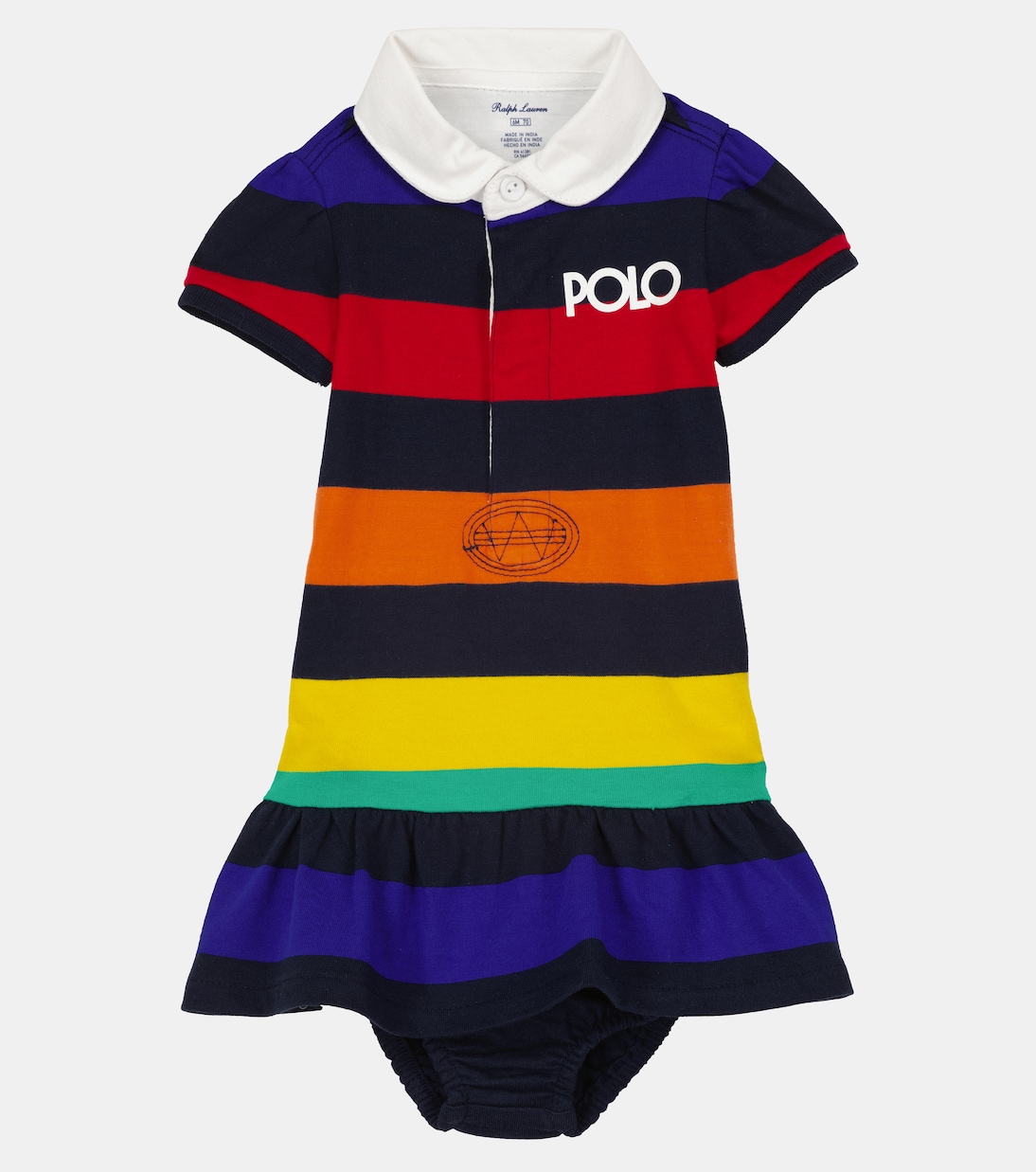 Bébé — Ensemble robe et culotte bloomer à rayures | Polo Ralph Lauren Kids