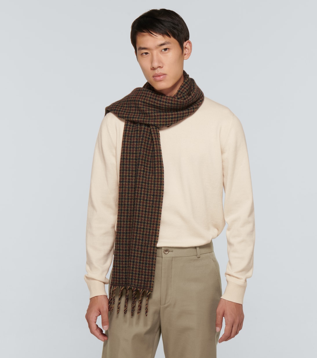 Sciarpa a quadri in cashmere | Loro Piana
