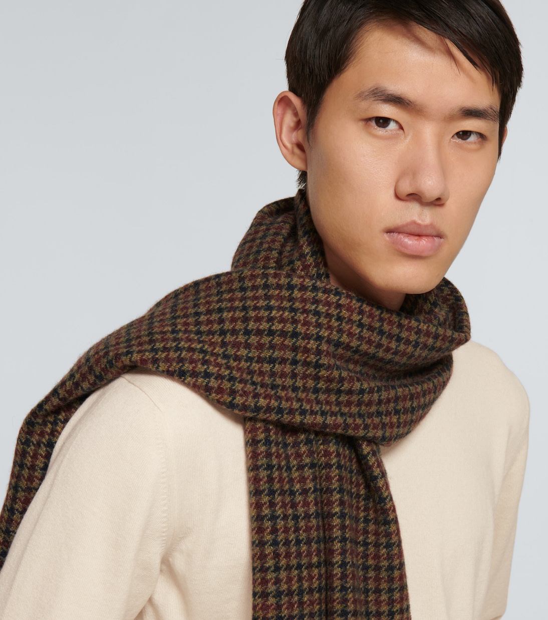 Sciarpa a quadri in cashmere | Loro Piana