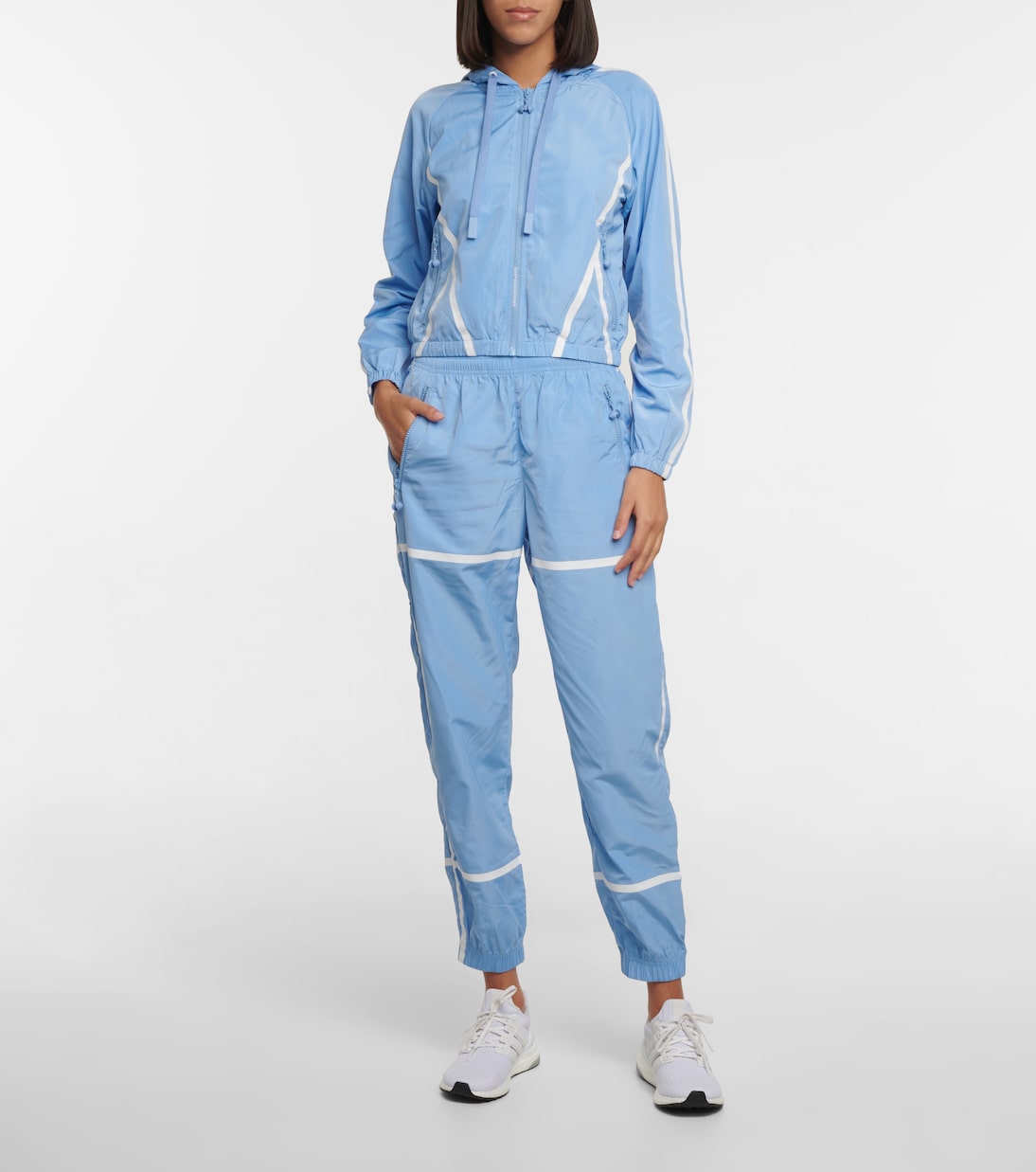 Taped mid-rise trackpants | Adam Selman Sport
