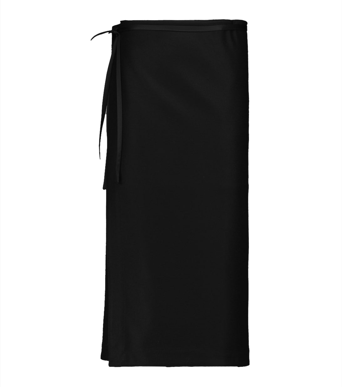 Falda midi de lana con cinturón | Jil Sander