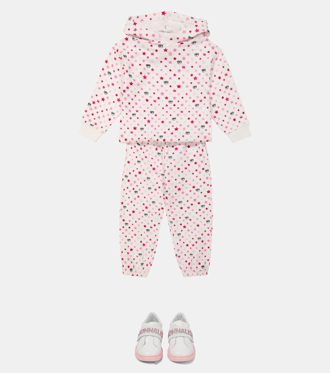 x Chiara Ferragni Baby printed sweatpants | Monnalisa