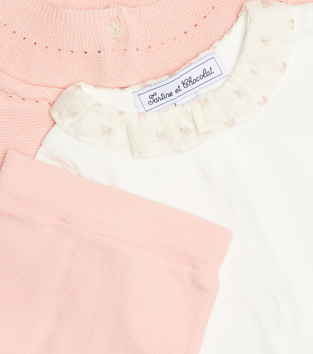 Baby - Body, cardigan e pantaloni in cotone | Tartine et Chocolat