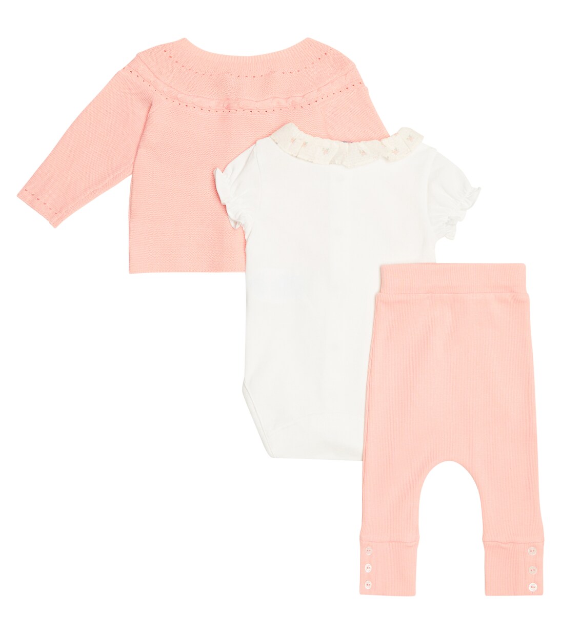 Baby - Body, cardigan e pantaloni in cotone | Tartine et Chocolat