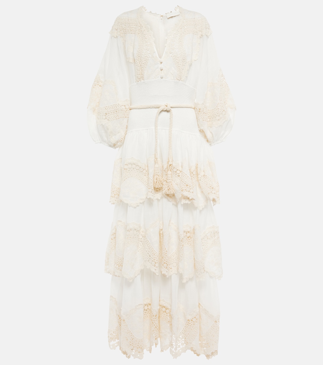 Robe longue Pattie brodée | Zimmermann