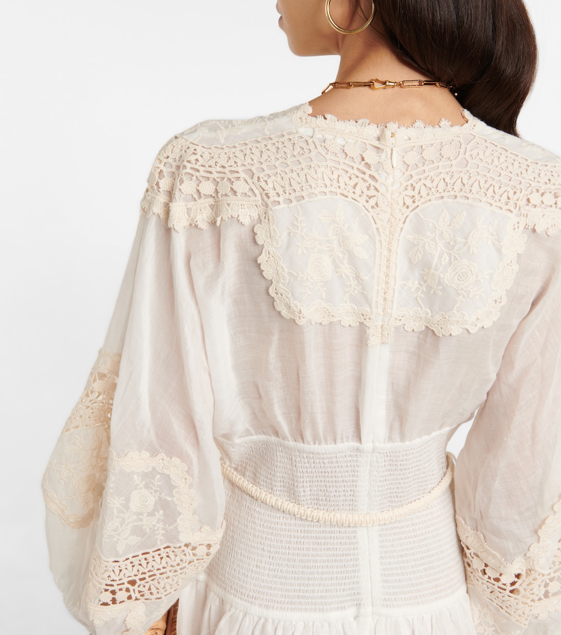 Robe longue Pattie brodée | Zimmermann