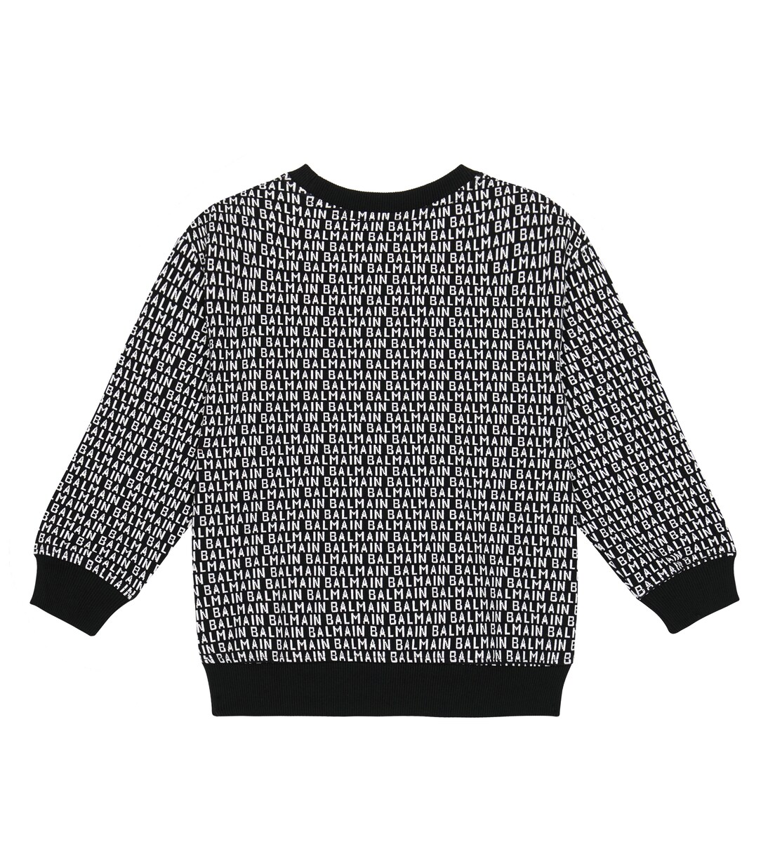 Logo cotton-blend sweatshirt | Balmain Kids