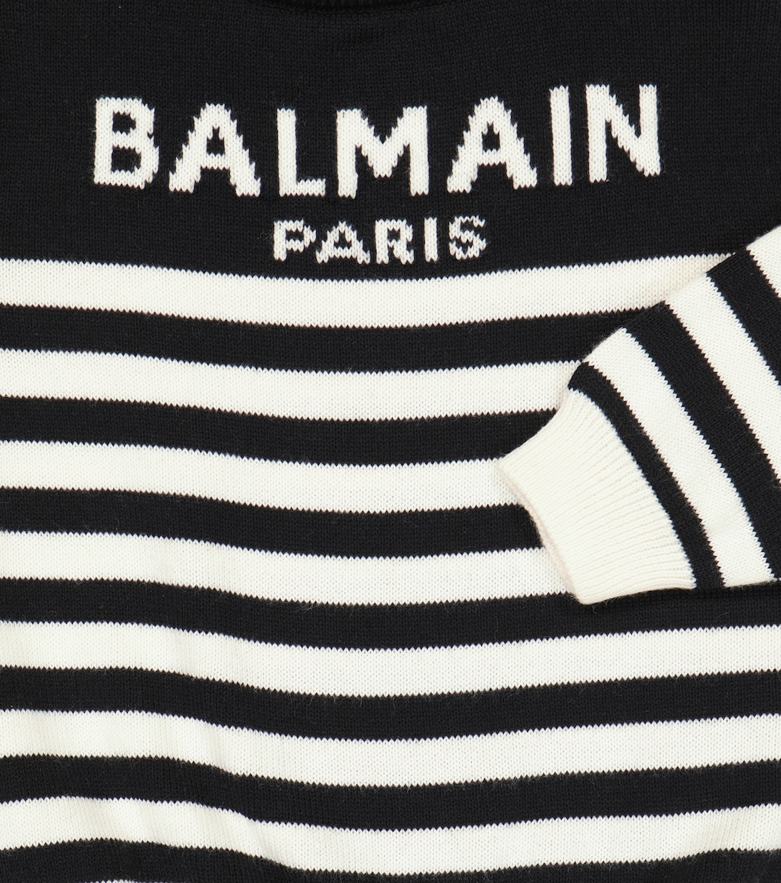 Baby cotton and cashmere sweater | Balmain Kids