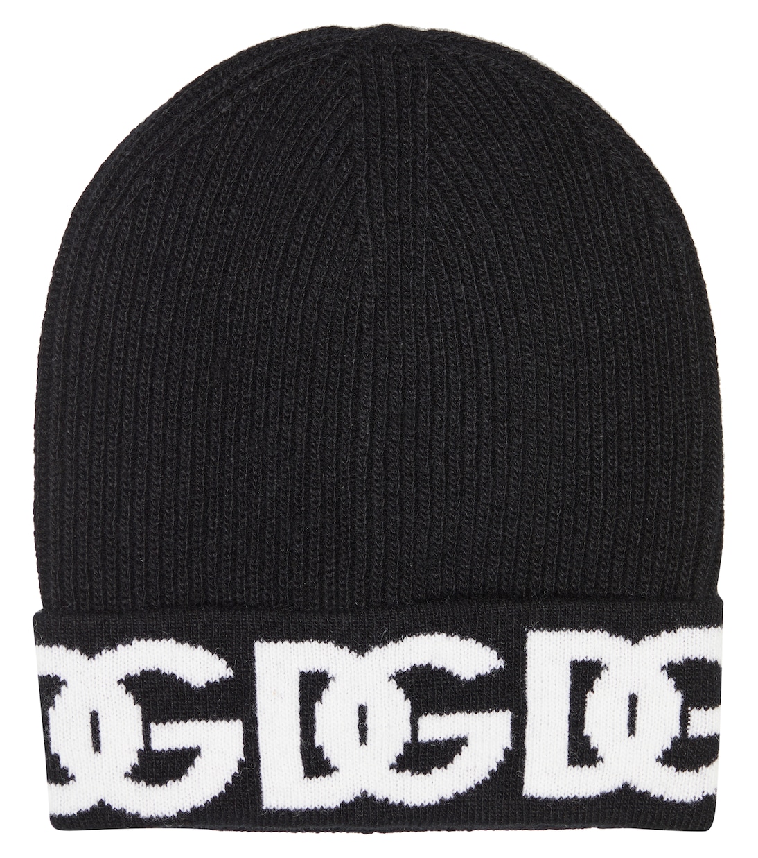 Logo virgin wool beanie | Dolce&Gabbana Kids
